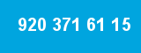 920 371 61 15 920 371 61 15